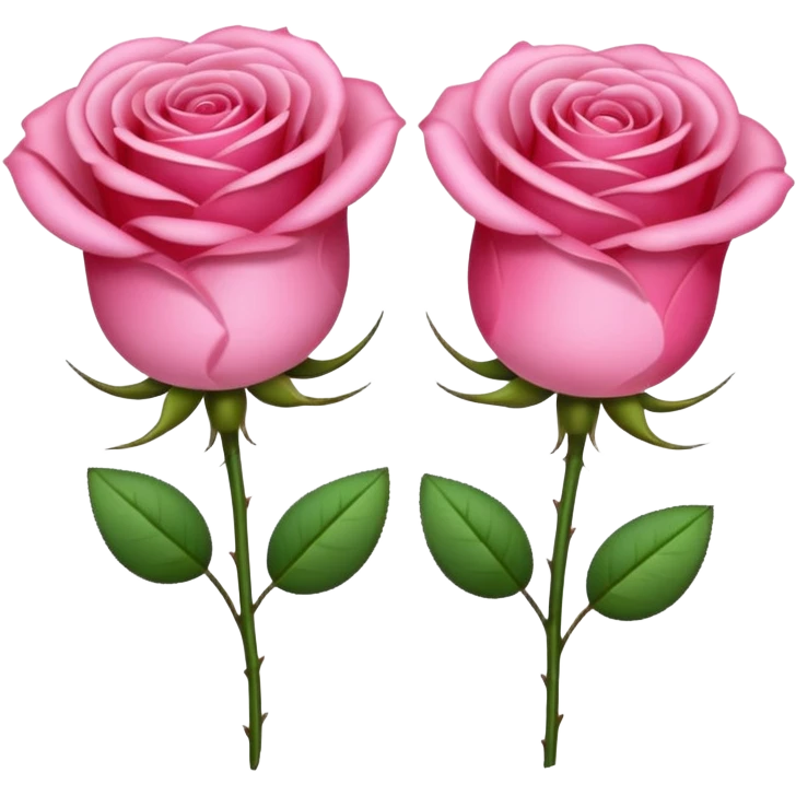 crée moi deux épingle  de couleur rose  emoji