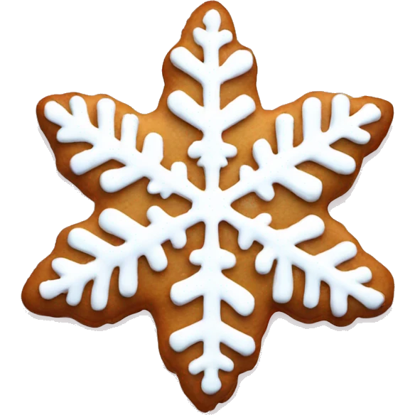 pink snowflake cookie  emoji