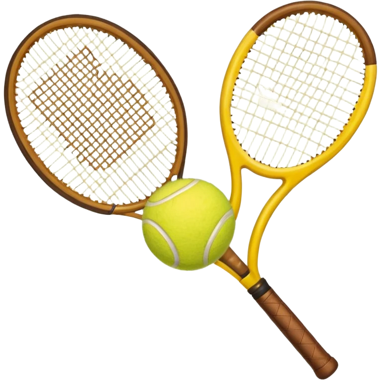 tennis ball and racket emoji