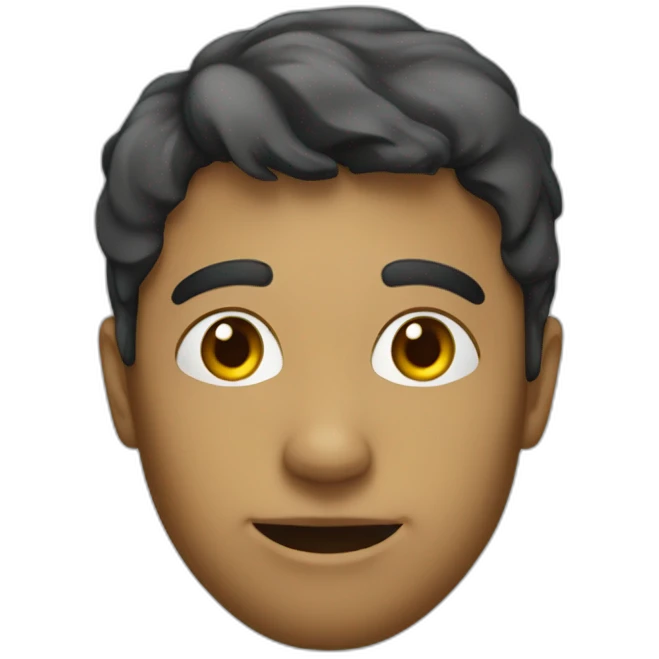Visage qui fond emoji
