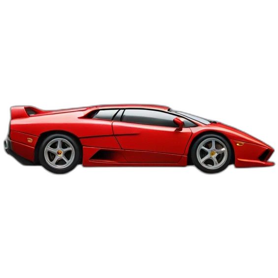 Lamborggini diablo rojo emoji