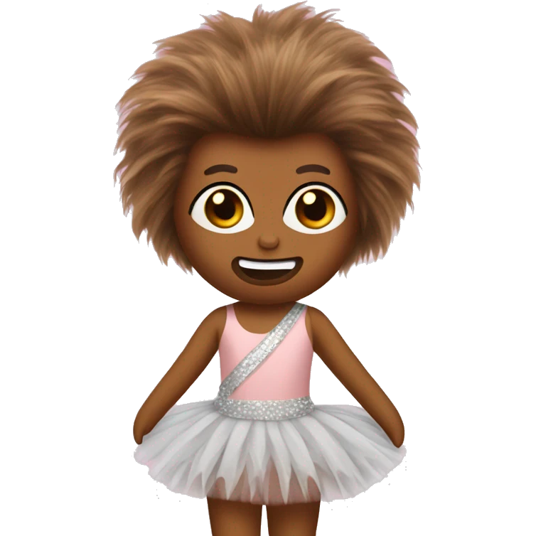 Chewbacca wearing a ballet tutu  emoji