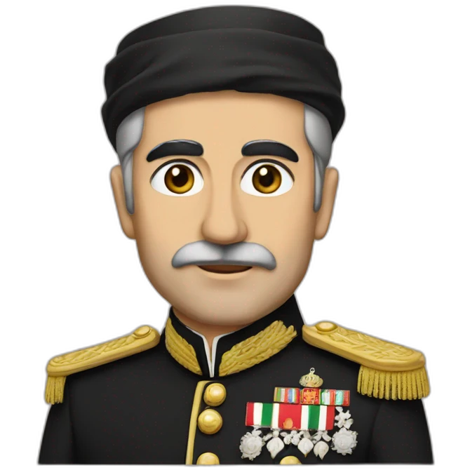 Former shah of iran emoji