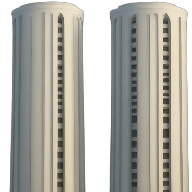 Two moderns towers emoji