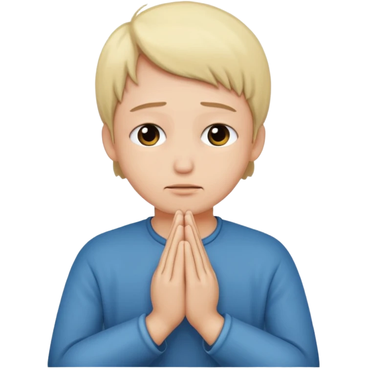Pleading face with hands praying  emoji