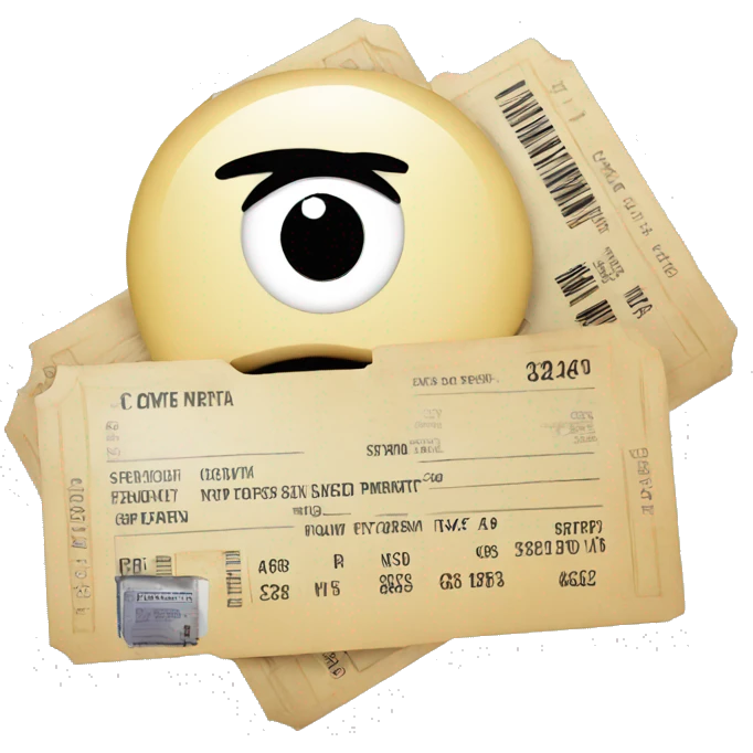 police ticket emoji