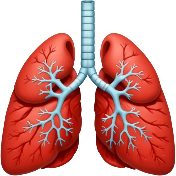 very simple not realistic lungs emoji emoji