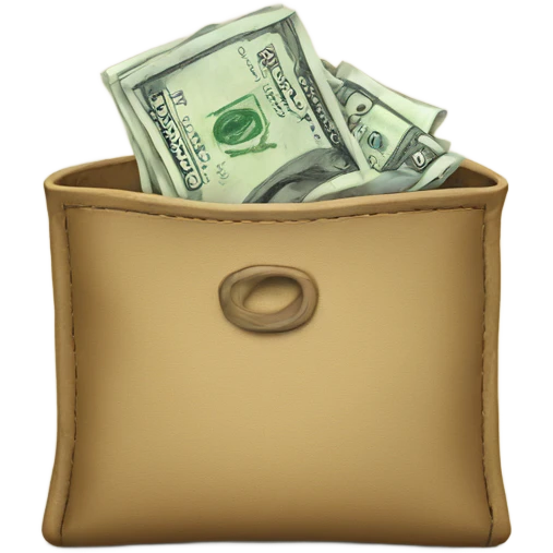 Empty pockets emoji