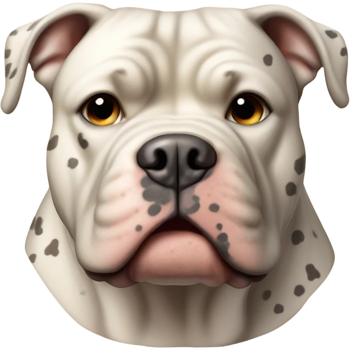 Américain Bully xxl Light beige  merle  emoji