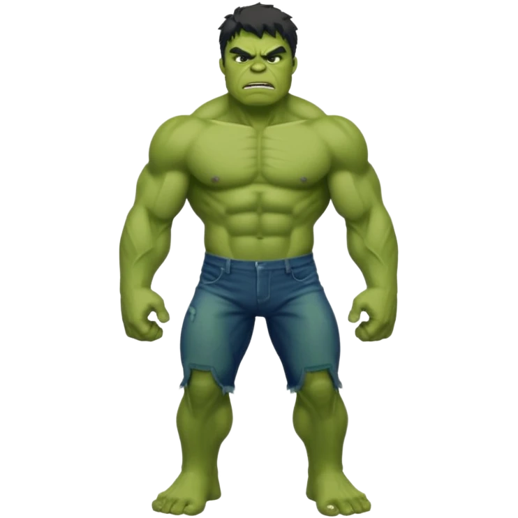 Hulk  full body emoji
