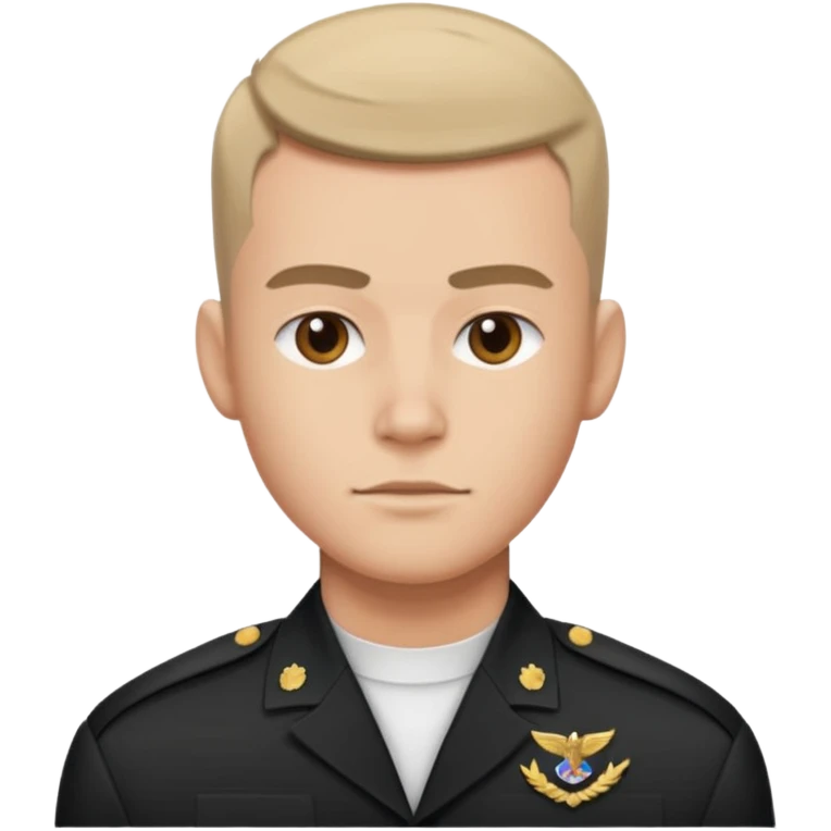 Não falei chapéu militar, e sim corte de cabelo emoji