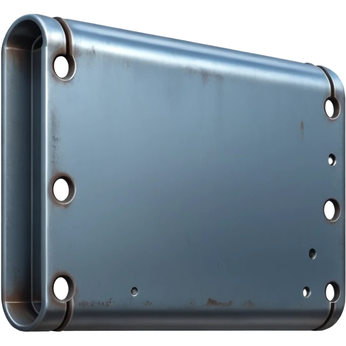 Clean metal beam, unweathered steel, no rust, no damage, sci-fi industrial style, smooth surfaces, high-quality PBR game asset, detailed but clean emoji