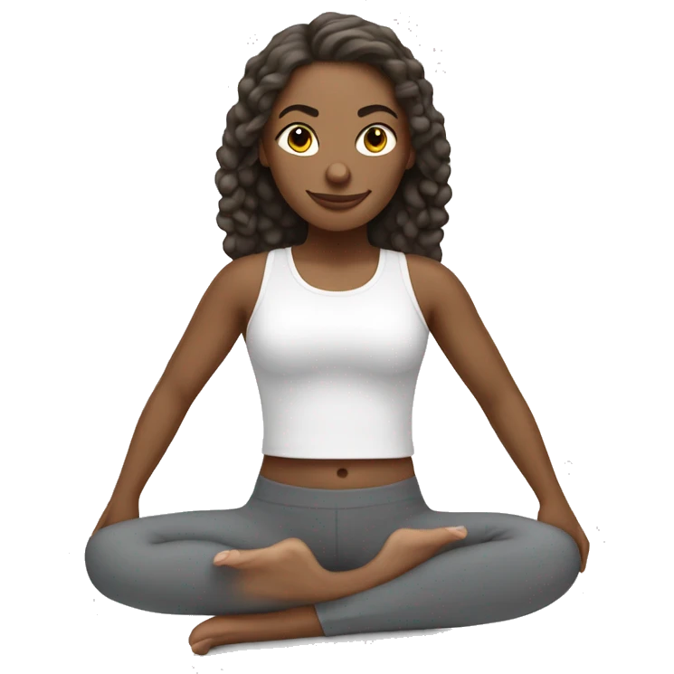 Pilates White girl emoji
