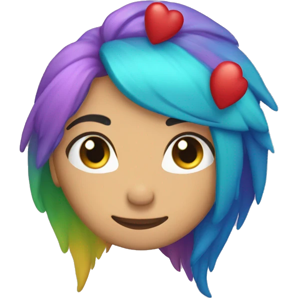 Corazón de arcoíris  emoji