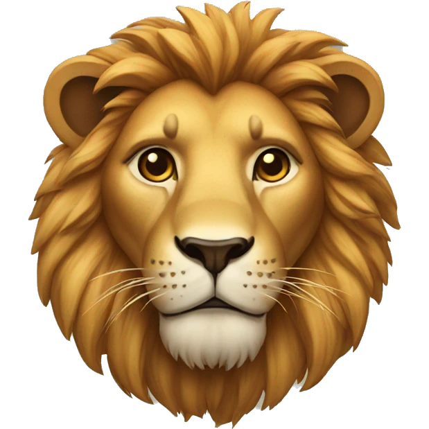 A lion emoji