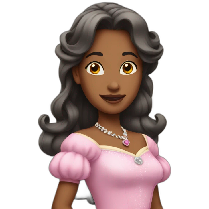 A princess is walking emoji