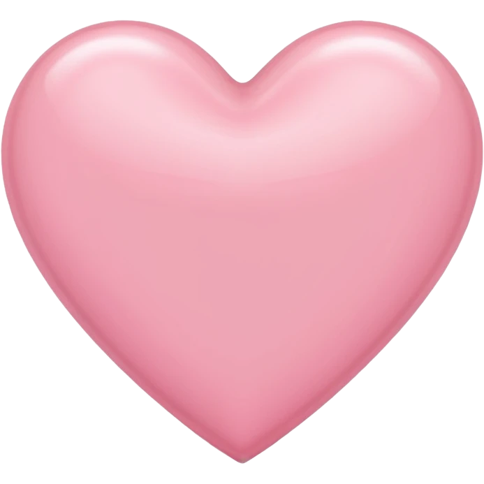 Light pink heart emoji