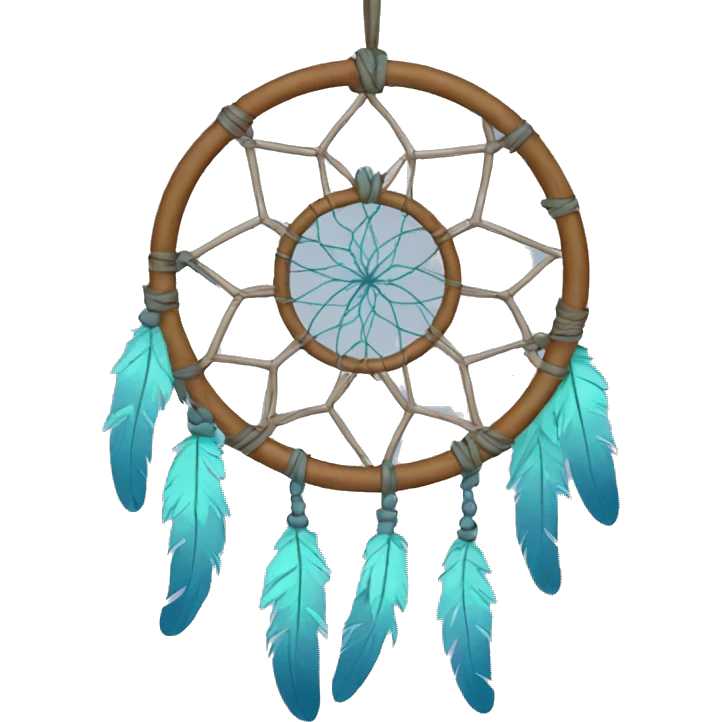 a hanging dreamcatcher  emoji