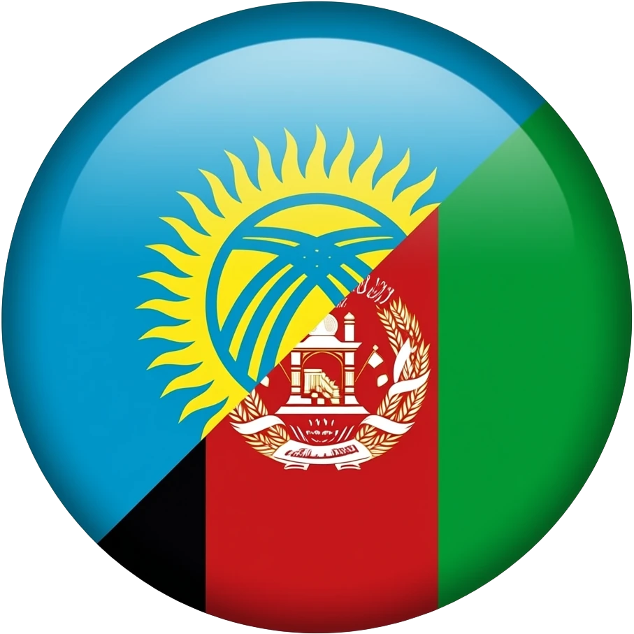 Make the flag of Kyrgyz Afghanistan emoji