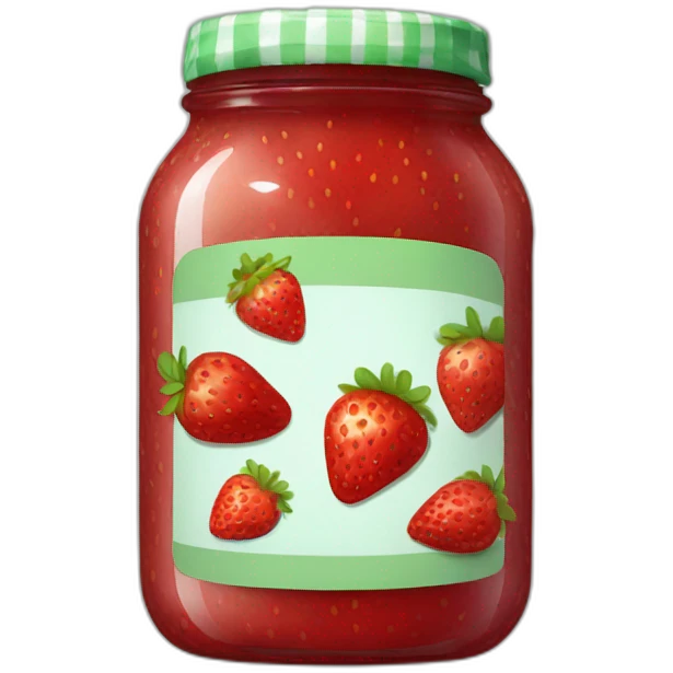 strawberry-jam-jar emoji