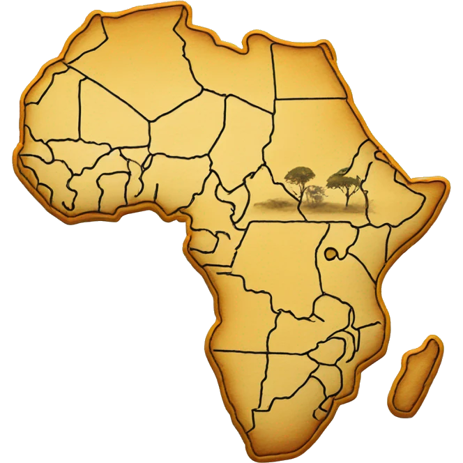 map of Africa  emoji