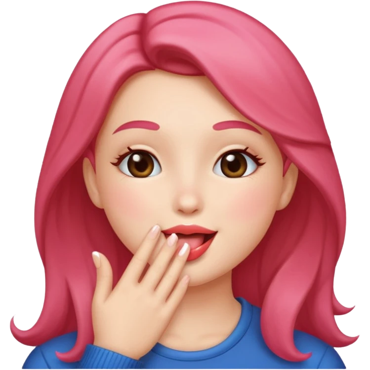 Blowing kiss emoji