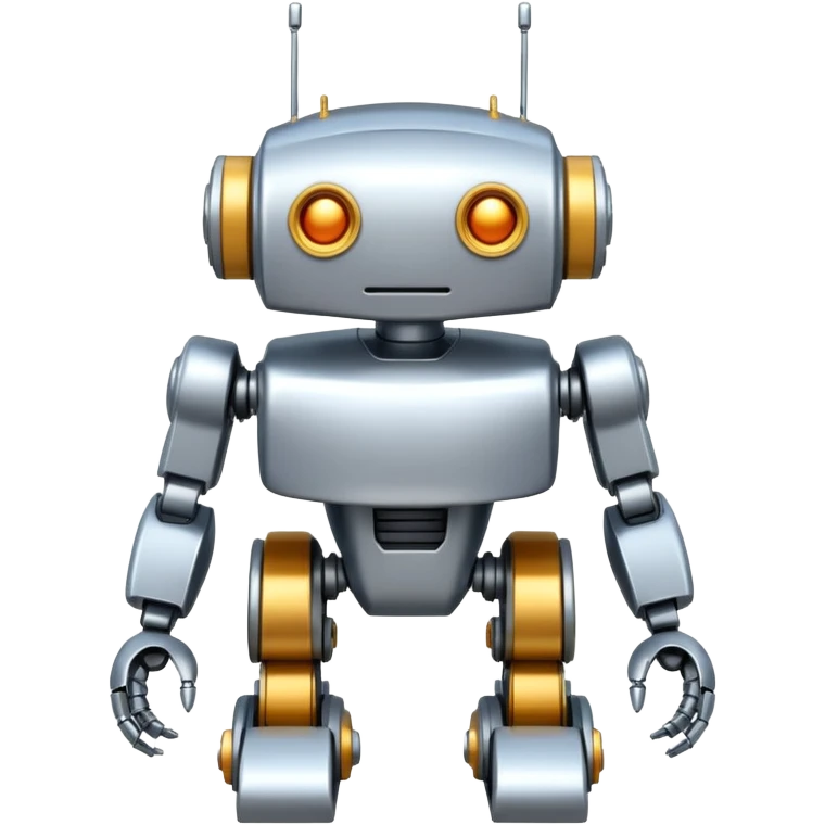 completely symetrical 4 legged robot emoji
