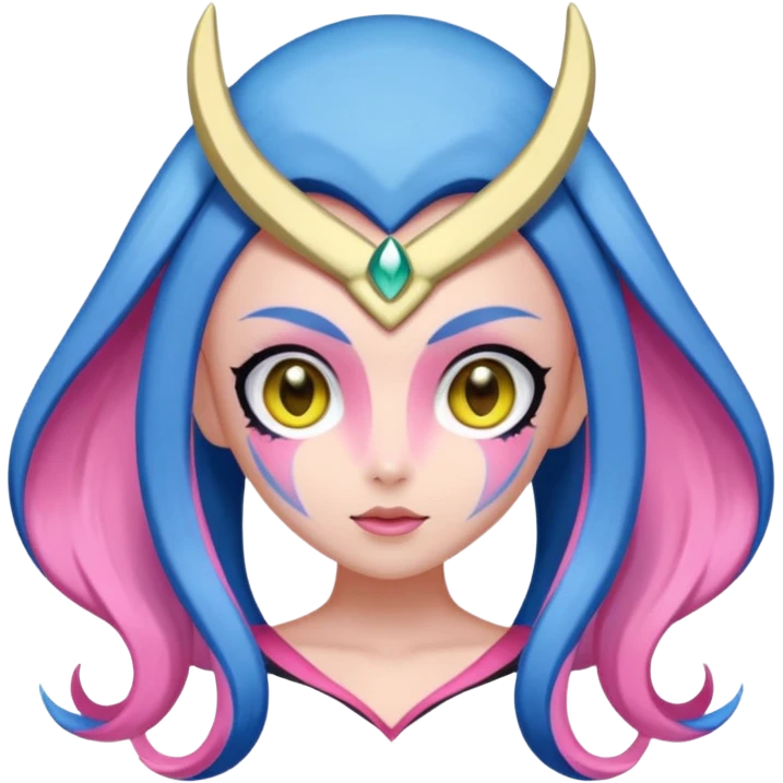 Colorful Exotic Meloetta-Keldeon-Kirby-Fakémon-creature-hybrid emoji