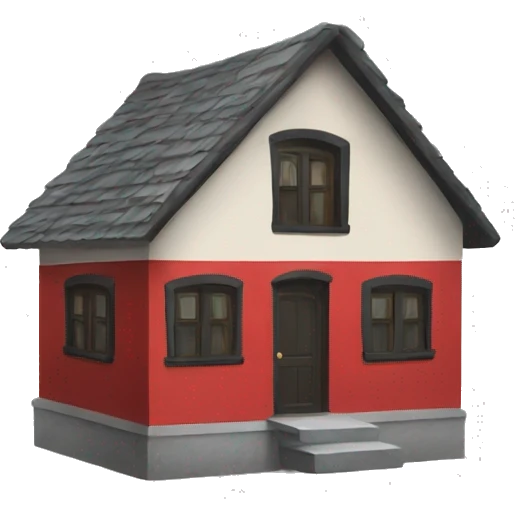 house with a belgium flag emoji