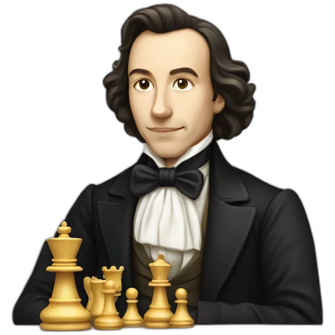 paul morphy playing chess emoji