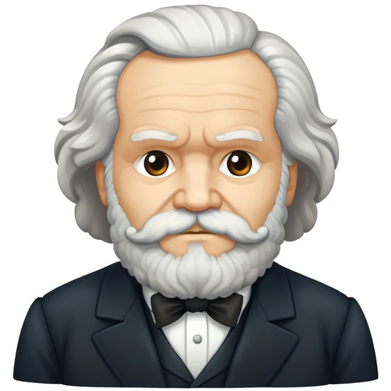 karl marx taking a grandiose bow emoji