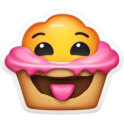 me eating a sweet treat emoji