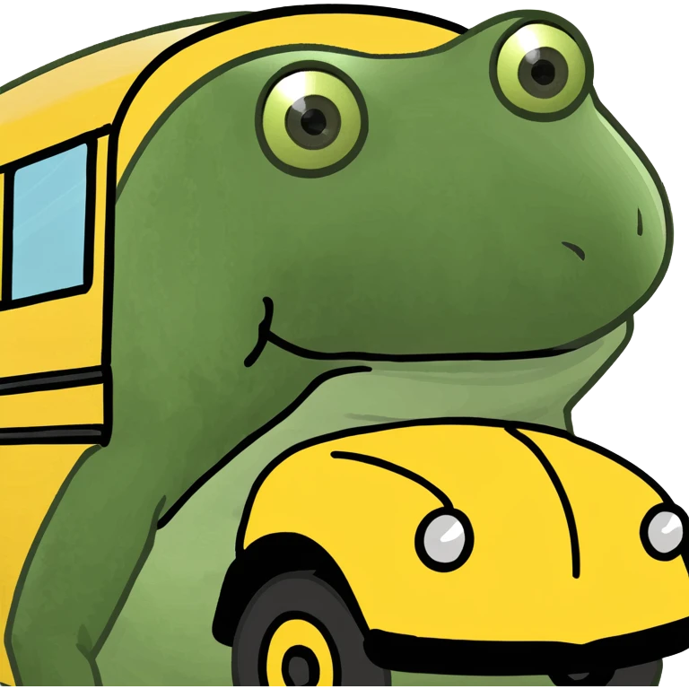Yellow school bus emoji