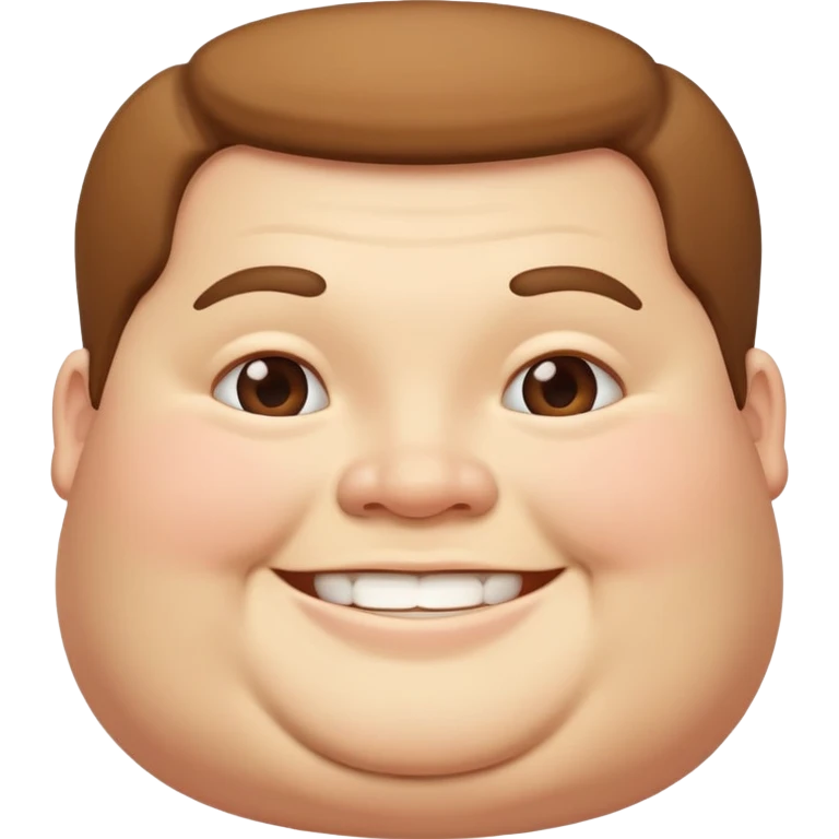 fat person obese emoji