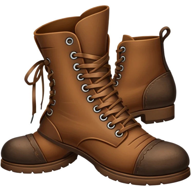 shoe brown emoji
