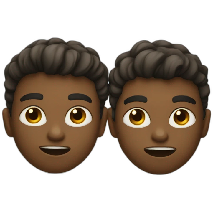 two boys fighting emoji