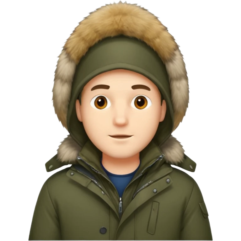 Man in parka emoji