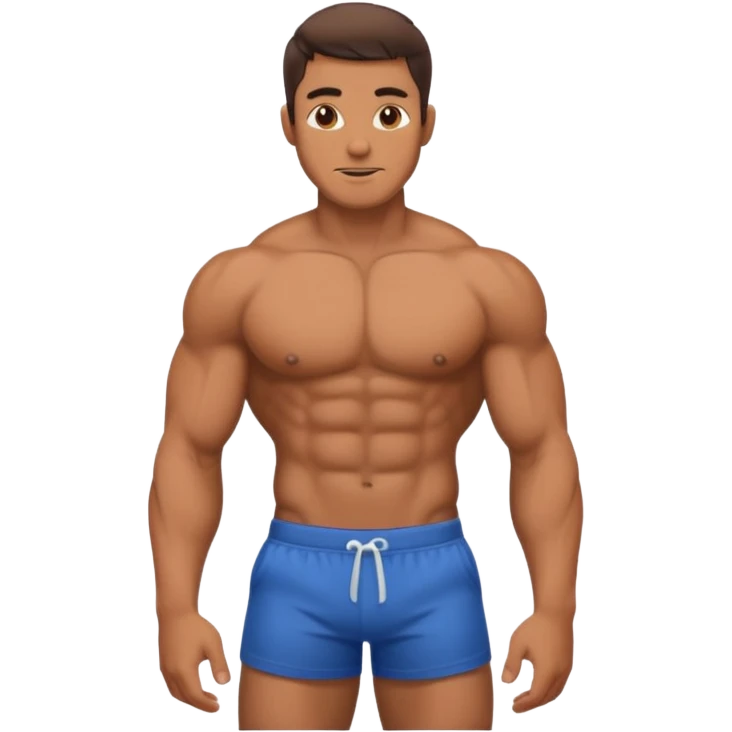 Naked man whit big dick emoji