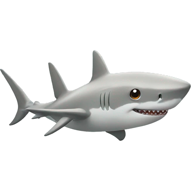 Shark flying Airplane emoji