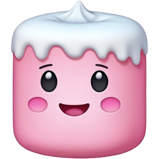 pink marshmallow emoji