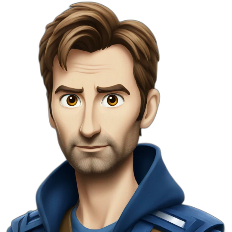 David-Tennant-the-TARDIS emoji
