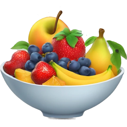 a bowl of fruits  emoji