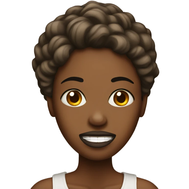  Mad black femme emoji