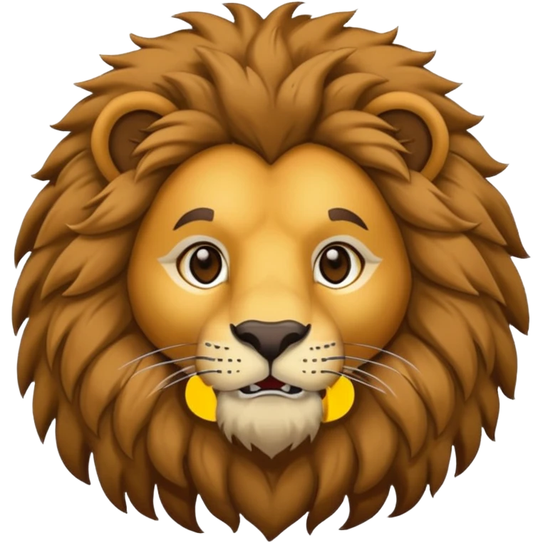 man in lion  costume  emoji