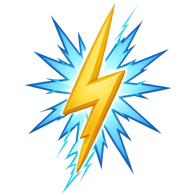 lightning bolt emoji