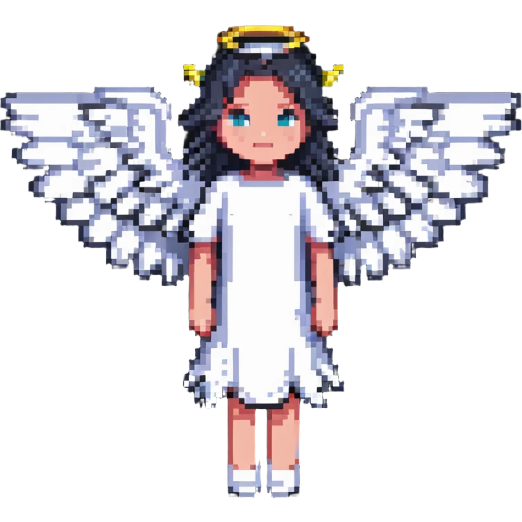 Angel with small wings emoji