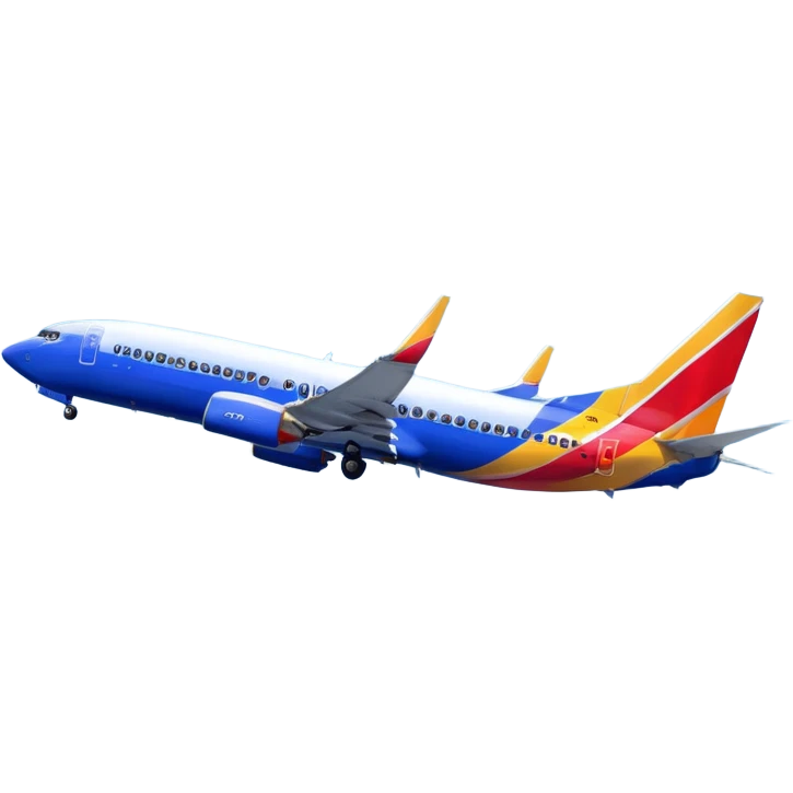 Southwest Airlines Boeing 737-800 (newer Heart One livery) emoji