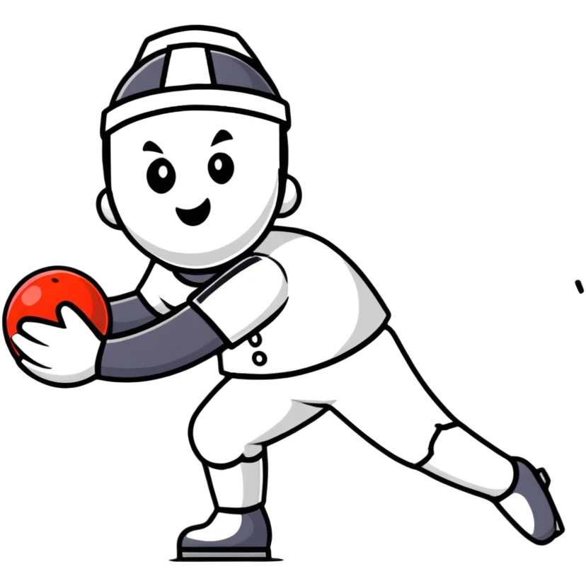 Soldier bowling emoji