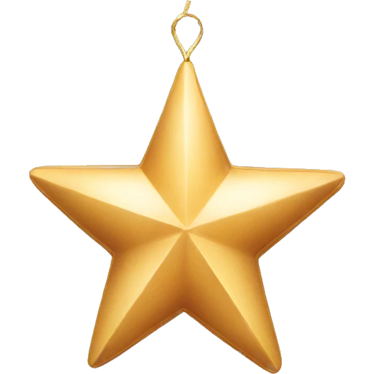 christmas decoration star emoji