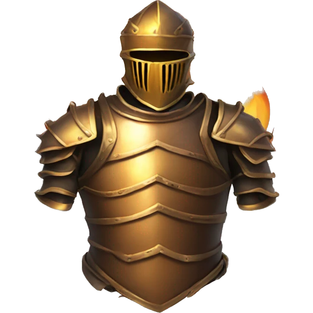 torso armor covered in flames emoji
